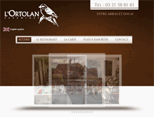 Tablet Screenshot of lortolan.fr